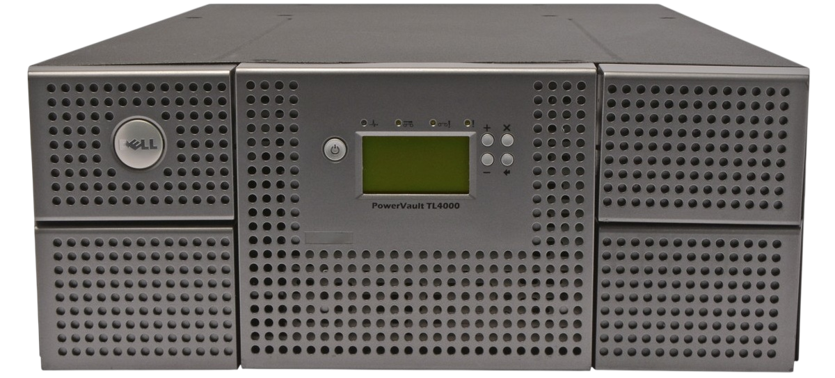 Замена модуля вентилятора Dell PowerVault TL4000
